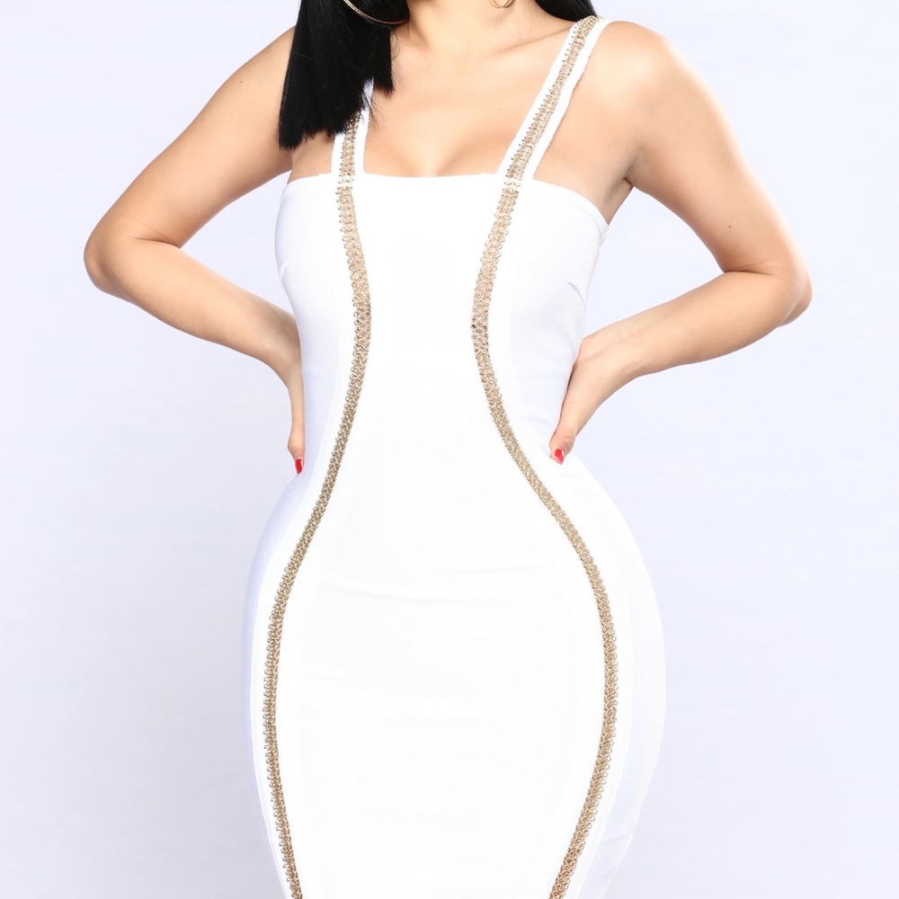 Seville Bandage Dress - White
Size: S